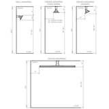 Bromic Platinum Smart-Heat Electric Patio Heater Mounting Options