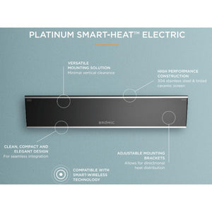 Bromic Platinum Smart-Heat Electric Patio Heater Diagram