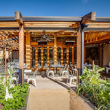 Bromic Platinum Smart-Heat Gas Patio Heaters at Provenance Restaurant