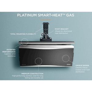 Bromic Platinum Smart-Heat Gas Patio Heater Diagram