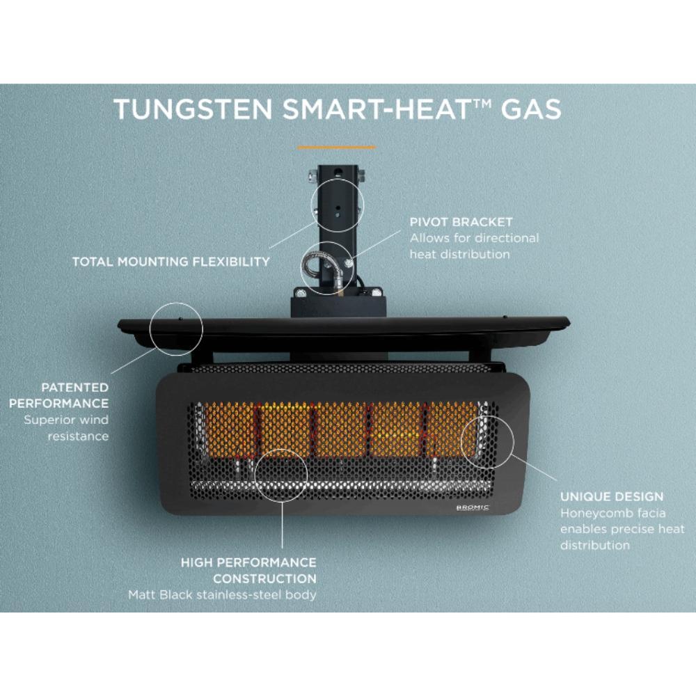 Bromic Tungsten Smart-Heat Gas Patio Heater - Patio Fever