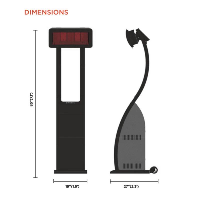 Bromic Tungsten Smart-Heat Portable LPG Heater Specs