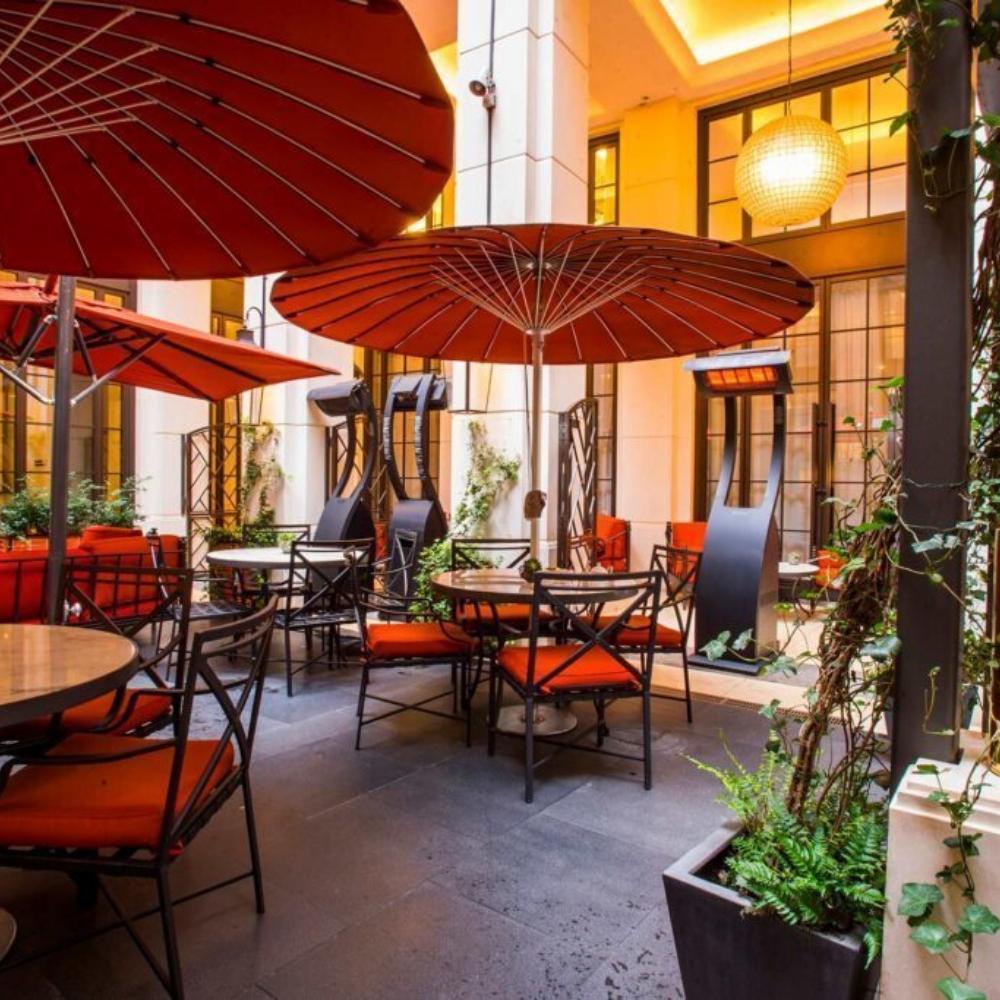 Bromic Tungsten Smart-Heat Portable Heater in Outdoor Area