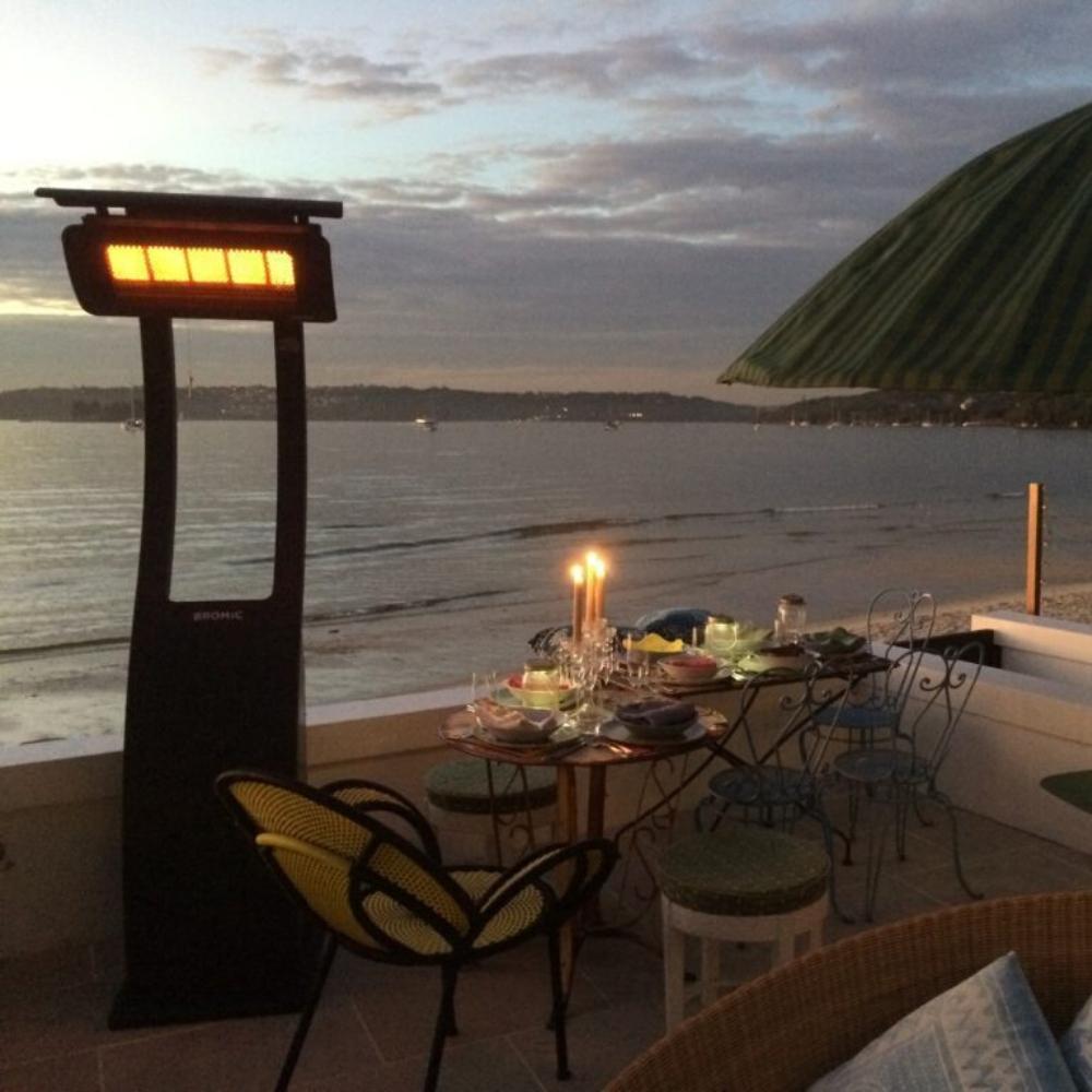 Bromic Tungsten Smart-Heat Portable Heater by the Sea