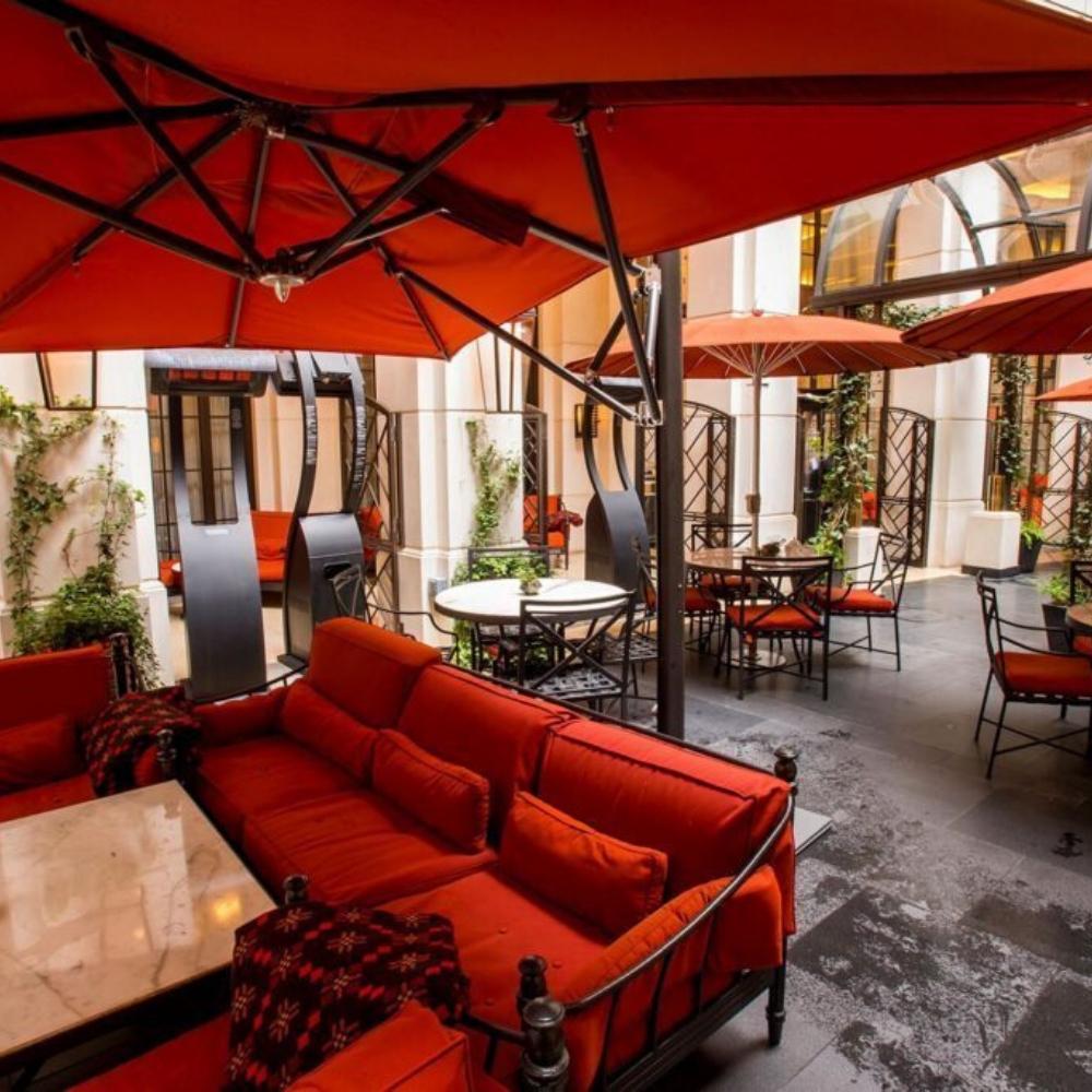 Bromic Tungsten Smart-Heat Portable Heater in Outdoor Area