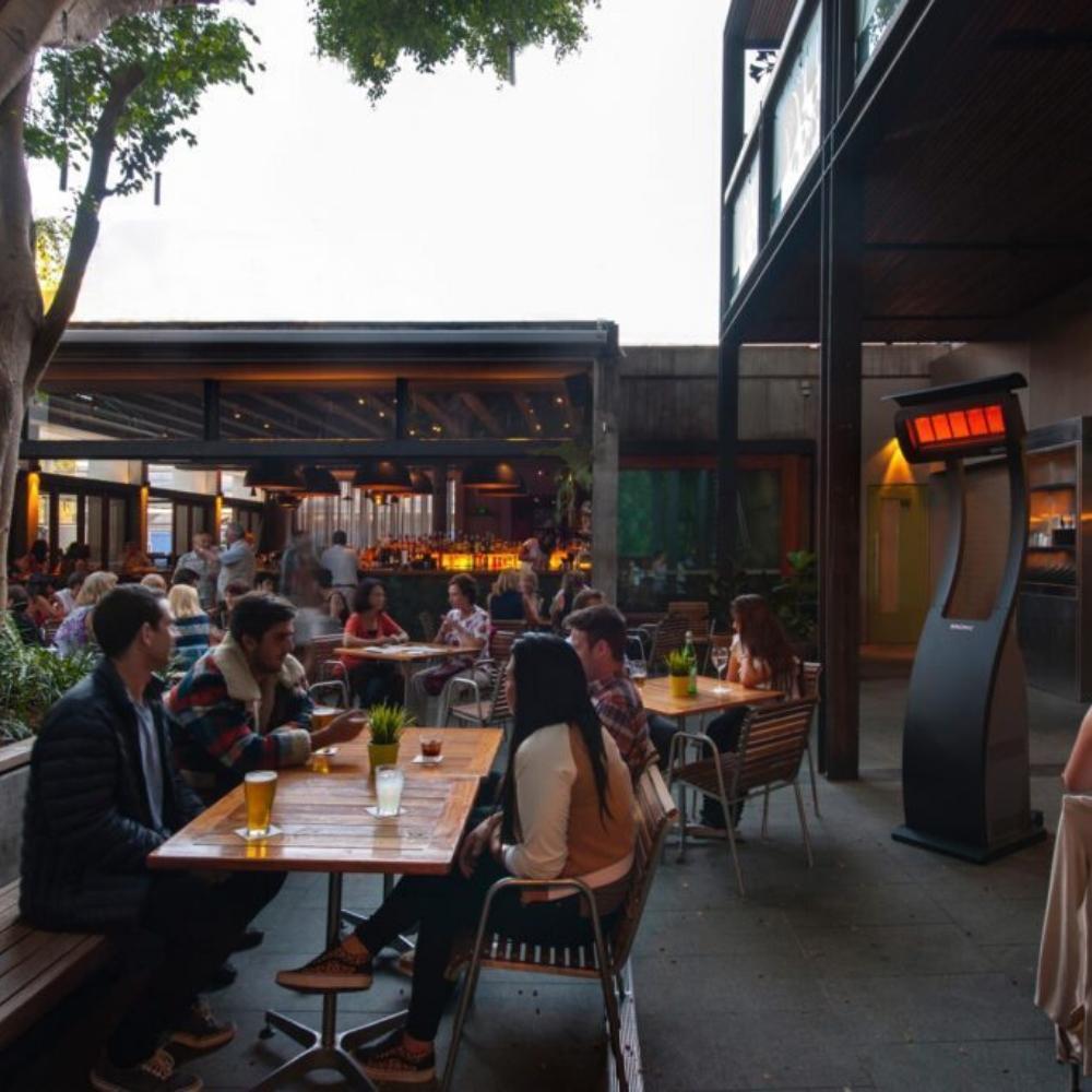 Bromic Tungsten Smart-Heat Portable Heater in Restaurant