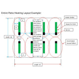 Best installed with overlapping spread patterns for large areas