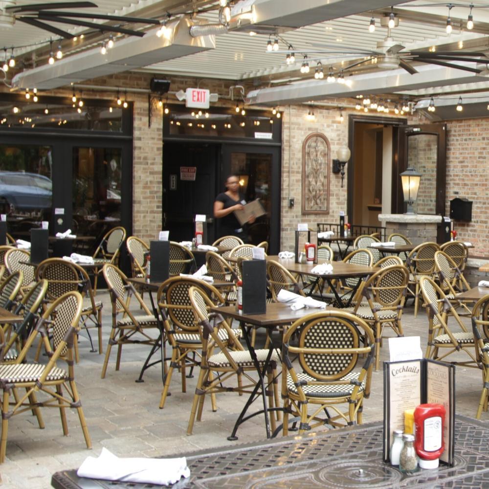 Calcana Standard Output 15&#39; Gas Patio Heater Ceiling Mounted at Indoor Area