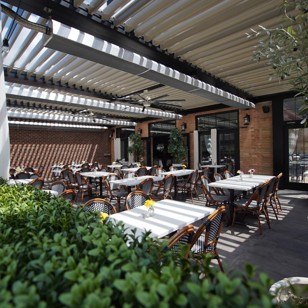 Calcana Standard Output 20&#39; Stainless Steel Gas Patio Heater Ceiling Mounted