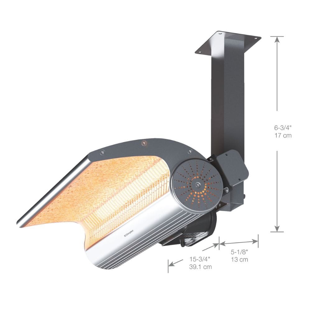 Dimplex Ceiling Mounting Bracket Kit Dimensions