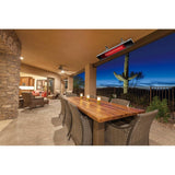 Dimplex DIR Series 36" 1800 Watt Infrared Electric Heater ceiling mounted in patio