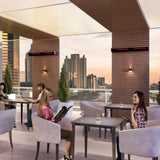 Dimplex DIR Series 50" 3000 Watt Infrared Electric Heater in a Dining Area