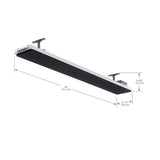 Dimplex DLW Series 36-Inch 1500W 120V Black Long Wave Infrared Electric Heater Specs