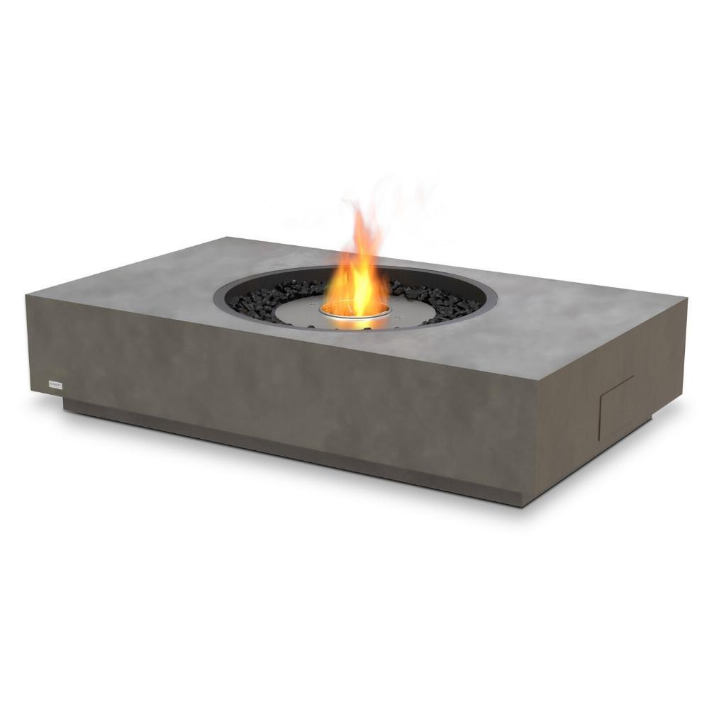 EcoSmart Fire Martini 50&quot; Rectangular Concrete Gas Fire Pit Table