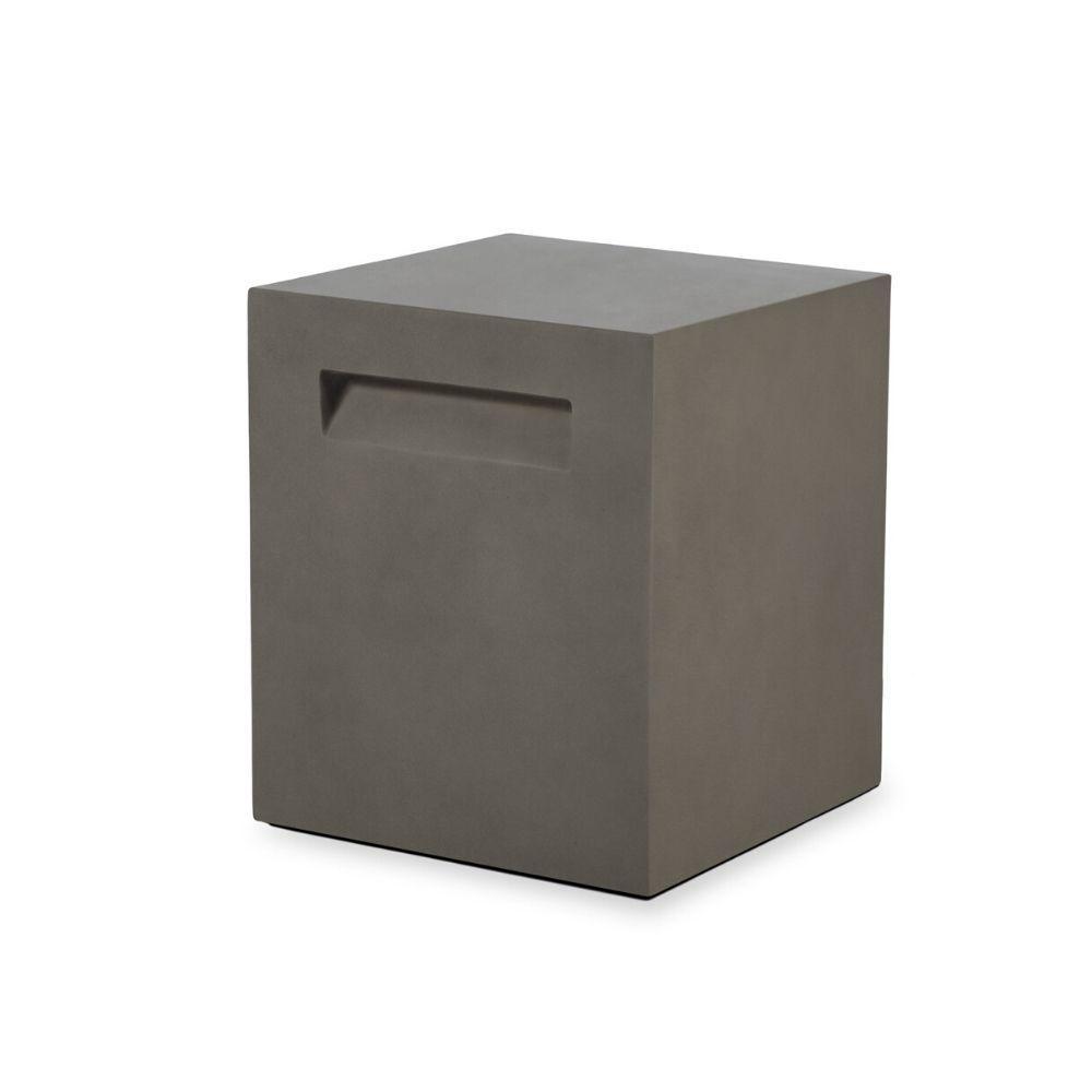 EcoSmart Fire Stool for Propane Tank in Bone