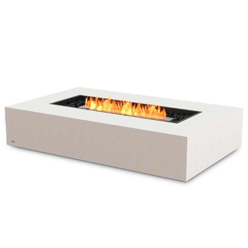 EcoSmart Fire Wharf 65-Inch Rectangular Fire Pit Table - angle view