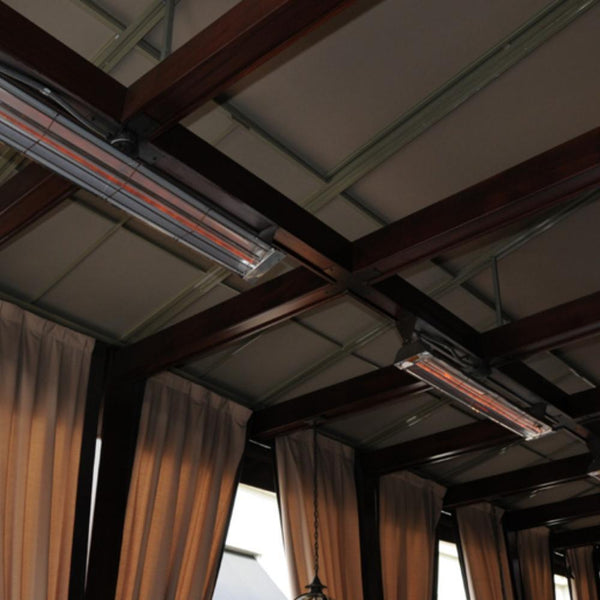 ElectricSchwank Black Infrared Electric Heaters Ceiling Mounted - lifestyle view
