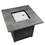 Endless Summer DualHeat Dakota 38" LP Fire Pit Table With Fire Glass