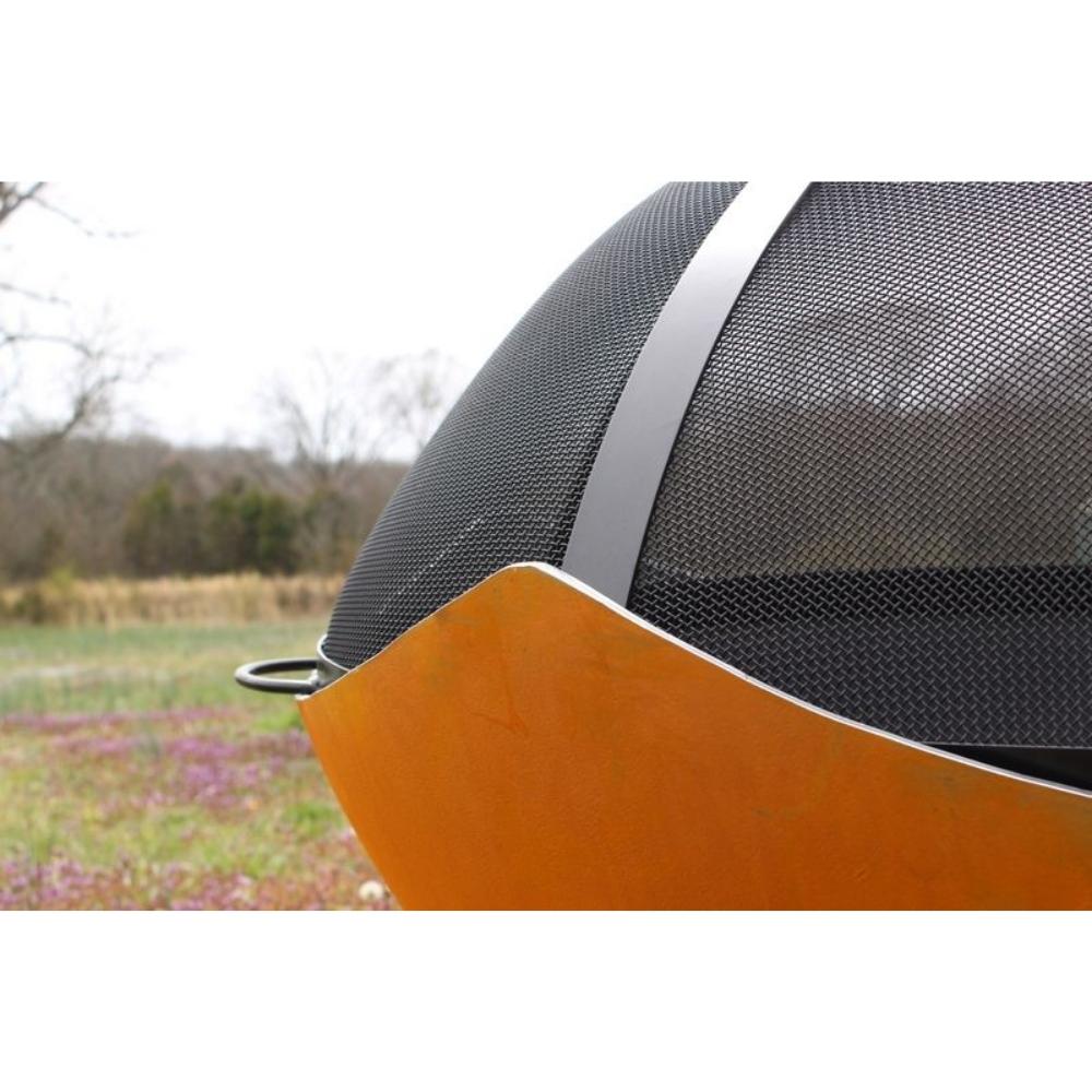 Fire Pit Art 34.5&quot; Artisan Spark Screen Outdoors