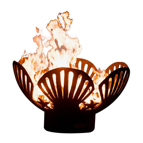 Fire Pit Art Barefoot Beach 42-Inch Handcrafted Carbon Steel Fire Pit (BB)