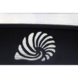 Wood Burning Fire Pit - Fire Pit Art Beachcomber - 36" Steel Fire Pit (BEACH) - feature detail