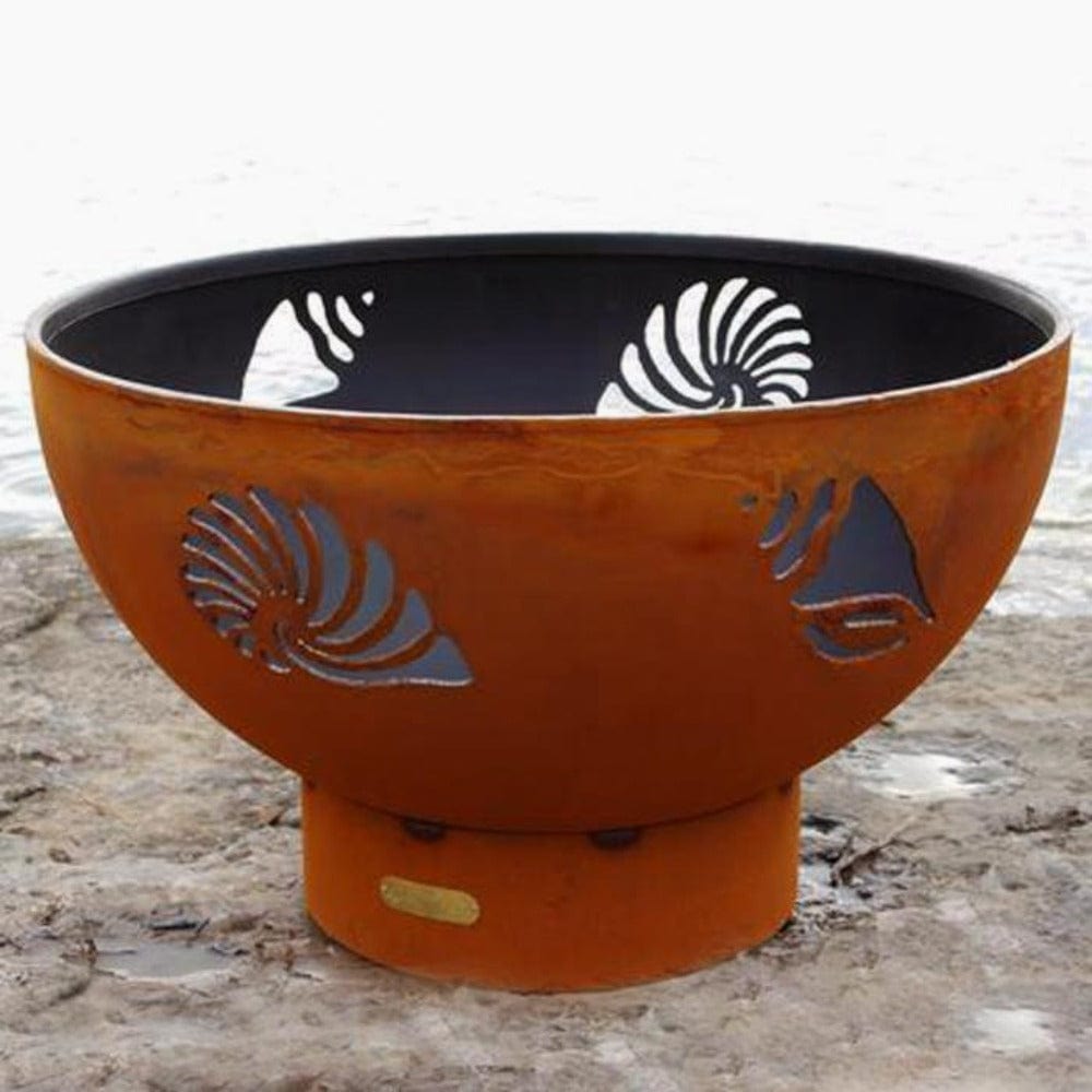 Fire Pit Art Beachcomber - Handcrafted Carbon Steel Gas Fire Pit