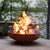 Fire Pit Art Emperor 37-Inch Handcrafted Carbon Steel Fire Pit (EMP)