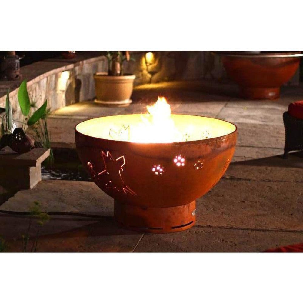 Wood Burning Fire Pit - Fire Pit Funky Dog - 36&quot; Steel Fire Pit (FDOG)