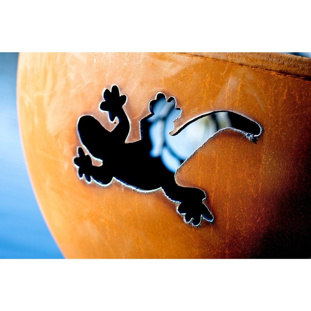 Wood Burning Fire Pit - Fire Pit Art Kokopelli - 36&quot; Steel Fire Pit (KO)