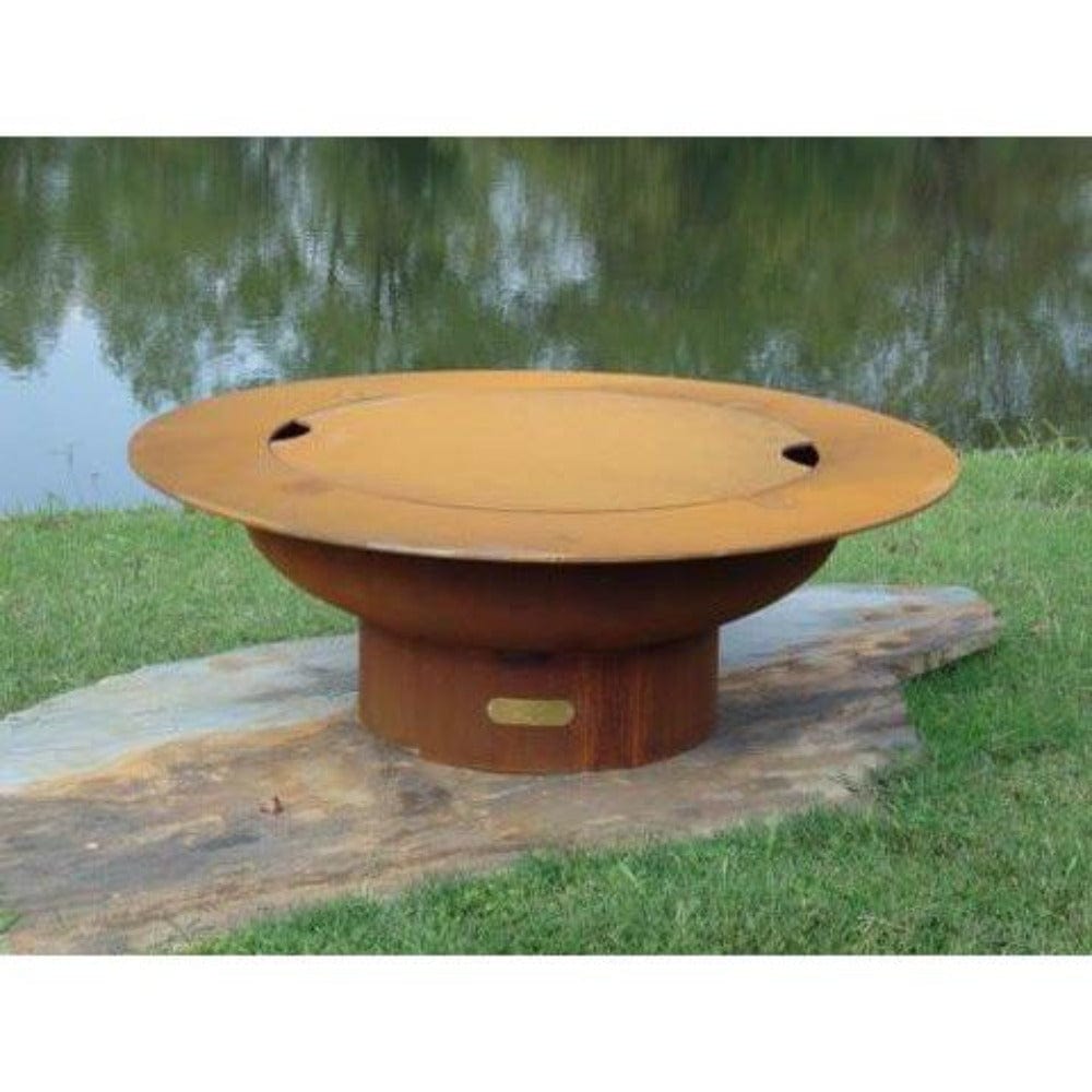 Fire Pit Art Magnum 54&quot; Fire Pit with Lid Cover