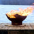 Fire Pit Art Manta Ray - 36" Handcrafted Carbon Steel Fire Pit (MR) Close-Up Shot Beside A Lake