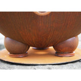 Fire Pit Art Nepal - 41" Handcrafted Carbon Steel Gas Fire Pit Base Plate