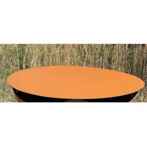 Fire Pit Art Steel Table Top Cover