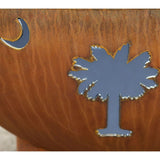Moon and Palm Tree Design