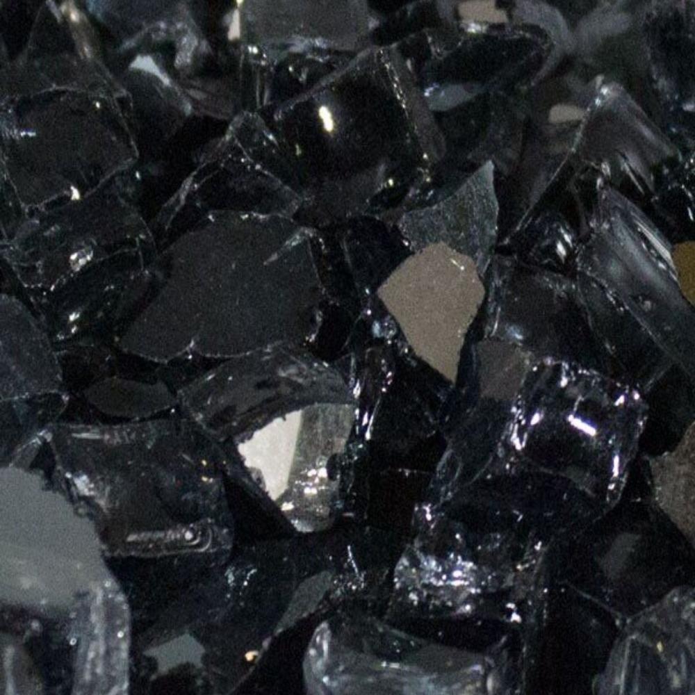 Firegear 1/2&quot;- 3/4&quot; Black Reflective Fire Glass