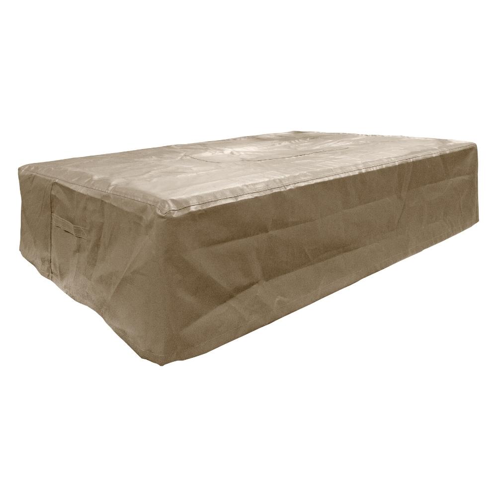 Firegear Sanctuary 56&quot; Rectangular Concrete Gas Fire Pit Table Cover