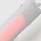 Heatscope White Pure 2400W Electric Patio Heater Up Close