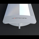 Heatscope White Pure 2400W Electric Patio Heater Up Close - angle view