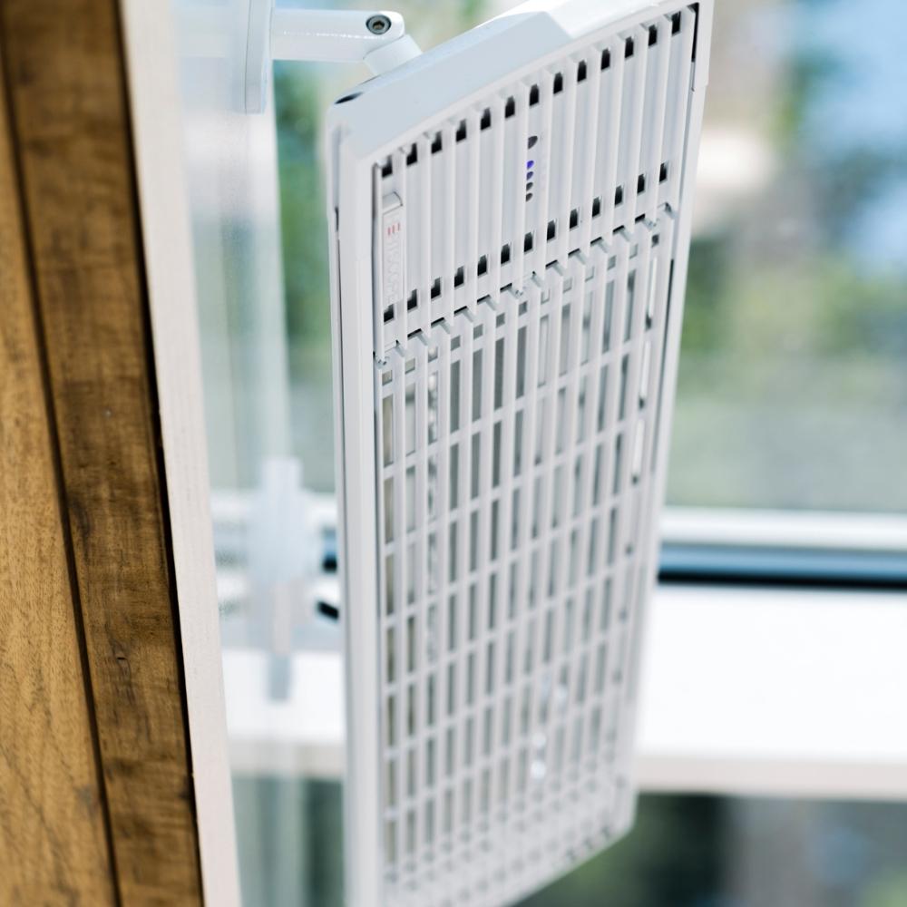 Heatscope Spot 35&quot; White Electric Heater Up Close