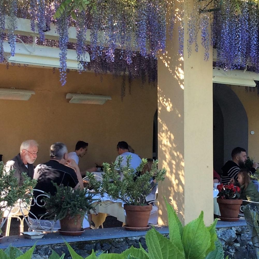 Heatscope Spot 35&quot; White Electric Heaters in Restaurant