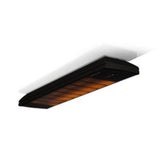 Heatscope Spot 35" Black Electric Heater with People Outdoors