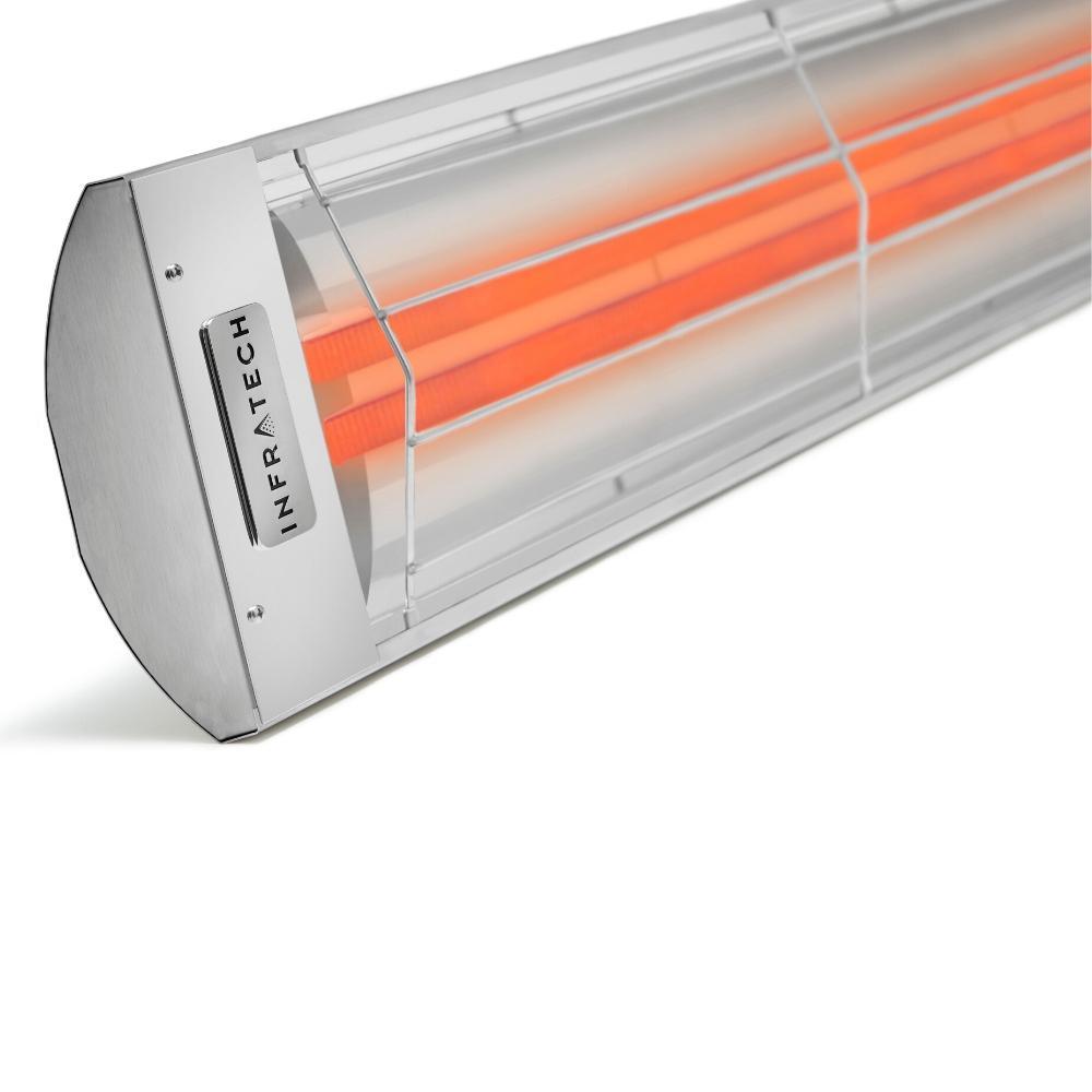 Infratech CD Series Dual Element Stainless Steel Electric Heater Detail - angle view
