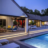 infratech cd electric patio heater wall mounted in patio and pool area