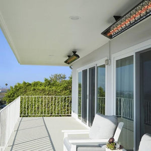 infratech cd electric patio heater ceiling mounted in balcony