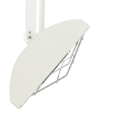 Infratech White Drop Pole Mounting Kit Side View