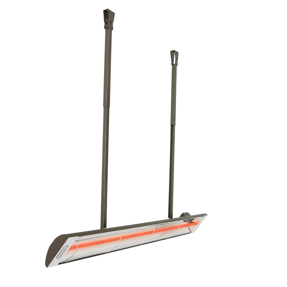 Infratech Bronze Drop Pole Mounting Kit Rotated 45 degrees