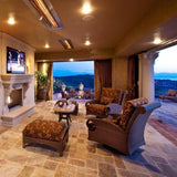 Infratech Flush Mounted Heaters in Outdoor Protected Area