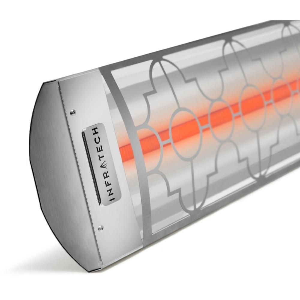 Infratech Motif Mediterranean Decorative Fascia Kit in Stainless Steel Detail