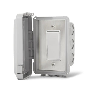 Infratech Simple On/Off Switches for Single Heater, In-Wall Exposed Outdoor Area Installation
