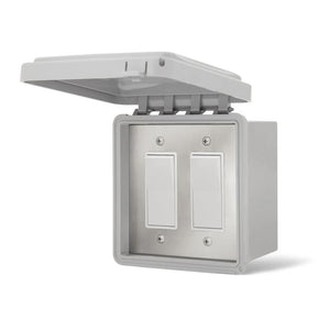 Infratech Simple On/Off Switches for Dual Heaters, Surface Mount Exposed Outdoor Area Installation